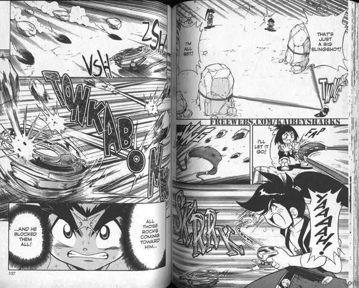 Bakuden Shoot Beyblade Chapter 7.4 8